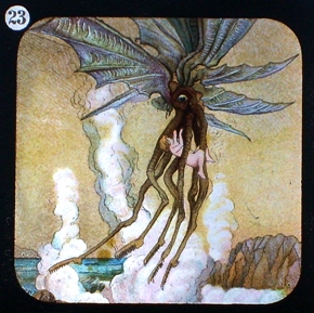 THE WATER-BABIES - magic lantern slide